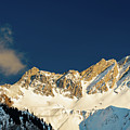 Mountain Ridge at Sunset
